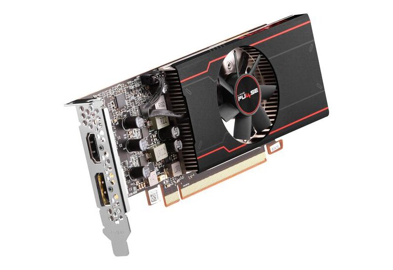 Sapphire Pulse Radeon RX 6400 Grafikkort - lavprofil - 4GB GDDR6 - AMD Radeon RX 6400 - PCI Express 4.0