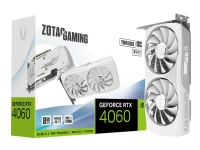 ZOTAC GAMING GeForce RTX 4060 8GB Twin Edge OC - White Edition - grafikkort - GeForce RTX 4060 - 8 GB GDDR6 - PCIe 4.0 x8 - HDMI, 3 x DisplayPort - hvid - boks