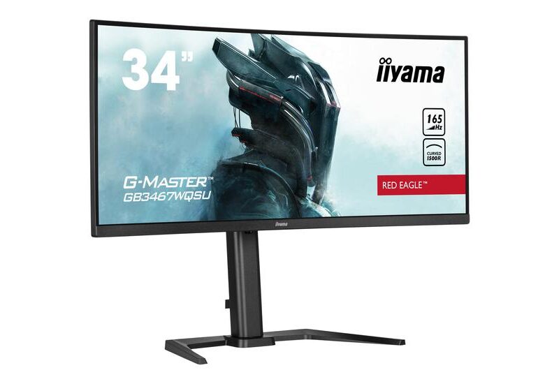 iiyama G-MASTER Red Eagle GB3467WQSU-B5 skærm - LED baglys - 34" - AMD FreeSync Premium - VA - 0.4ms - UWQHD 3440x1440