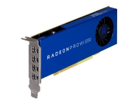 AMD Radeon Pro WX 3200 - Grafikkort - Radeon Pro WX 3200 - 4 GB GDDR5 - PCIe 3.0 x16 lavprofil - 4 x Mini DisplayPort