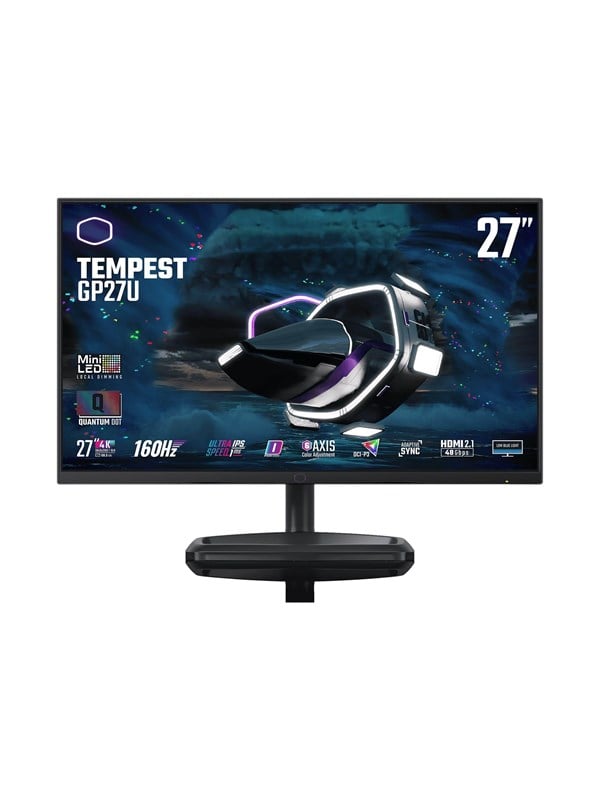 Cooler Master 27" Skærm GP27-FUS - LED monitor - 4K - 27" - HDR - Black - 1 ms AMD FreeSync Premium