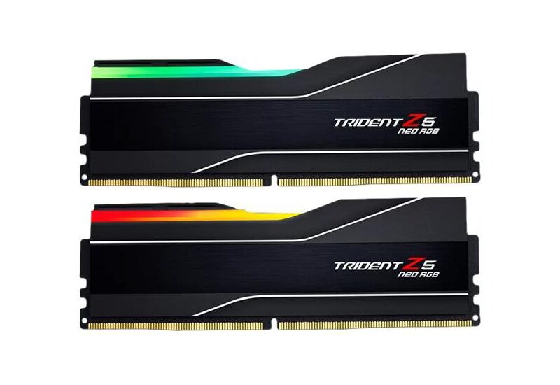 G.Skill Trident Z5 Neo RGB - 64GB:2x32GB - DDR5 RAM - 6000MHz - DIMM 288-PIN - Ikke-ECC - CL30