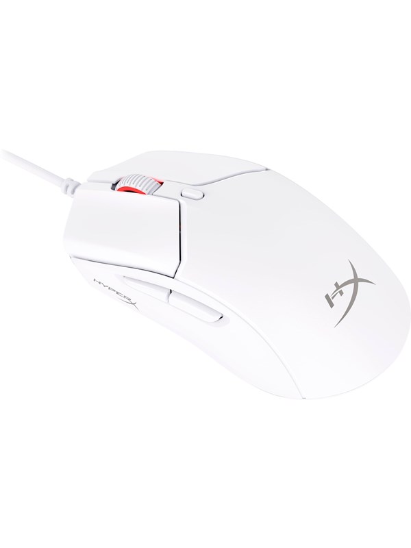 HyperX Pulsefire Haste 2 - White - Gaming Mus - Optisk - 6 knapper - Hvid