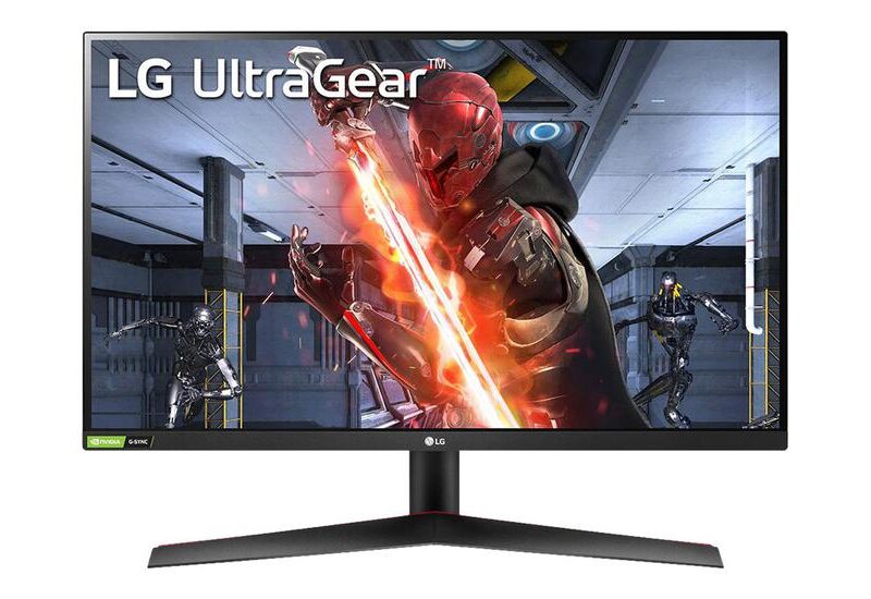 LG UltraGear 27GN800P-B skærm - LED baglys - 27" - NVIDIA G-SYNC Compatible, AMD FreeSync Premium - IPS - 1ms - QHD 2560x1440 ved 144Hz