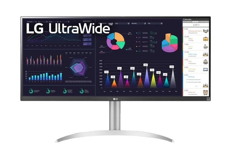 LG UltraWide 34WQ65X-W skærm - LED baglys - 34" - AMD FreeSync - IPS - 5ms,1ms - UWFHD 2560x1080