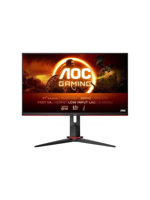 27" AOC Gaming 27G2ZN3/BK - LED monitor - Full HD (1080p) - 27" - HDR