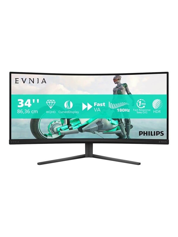 34" Philips Evnia 3000 - 3440x1440 - 180Hz - Fast VA - HDR10