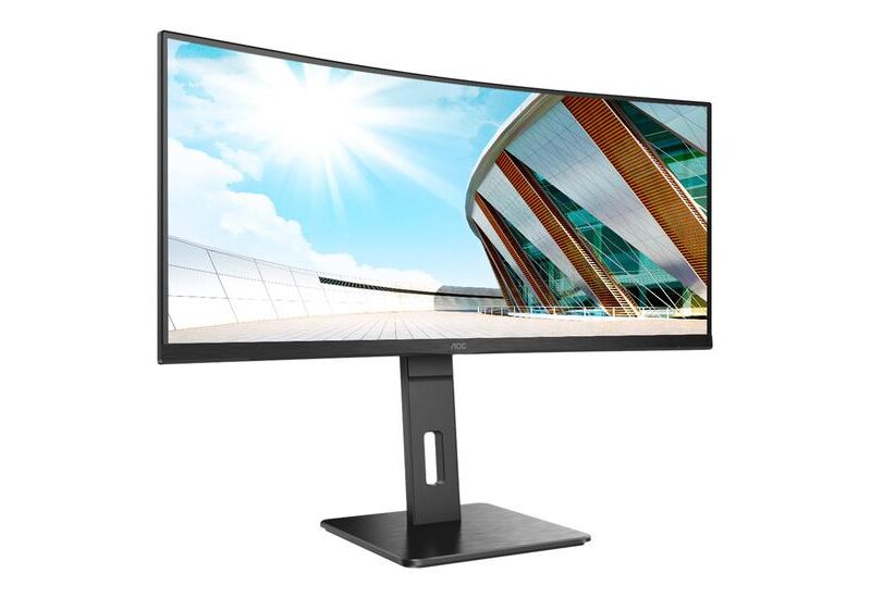 AOC CU34P2A skærm - WLED - 34" - VA - 1ms - UWQHD 3440x1440 ved 100Hz