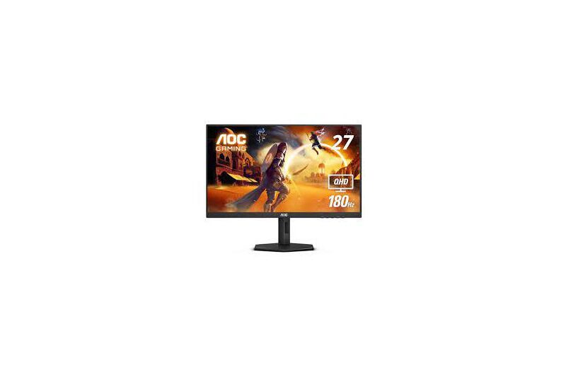 AOC Q27G4X Gamer skærm - WLED - 27" IPS QHD 2560 x 1440 ved 180 Hz - Esport stand