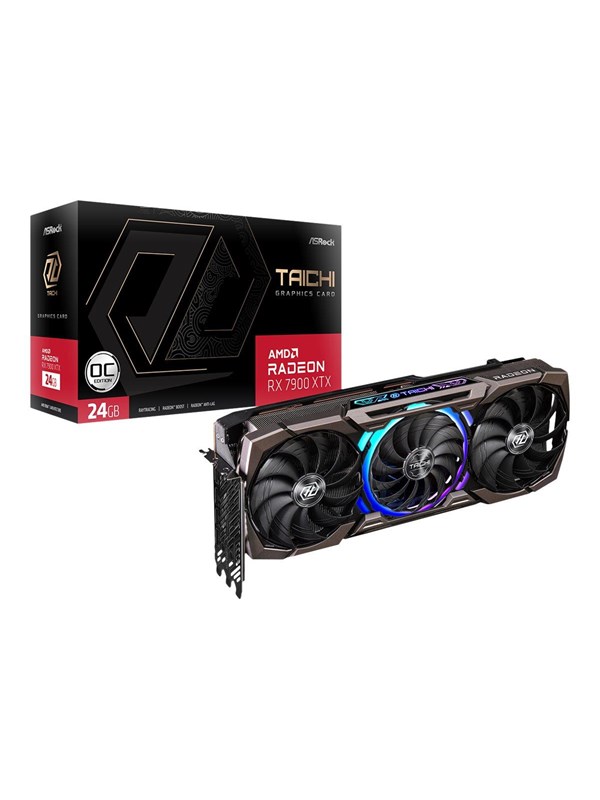 ASRock Radeon RX 7900 XTX Taichi OC - 24GB GDDR6 RAM - Grafikkort