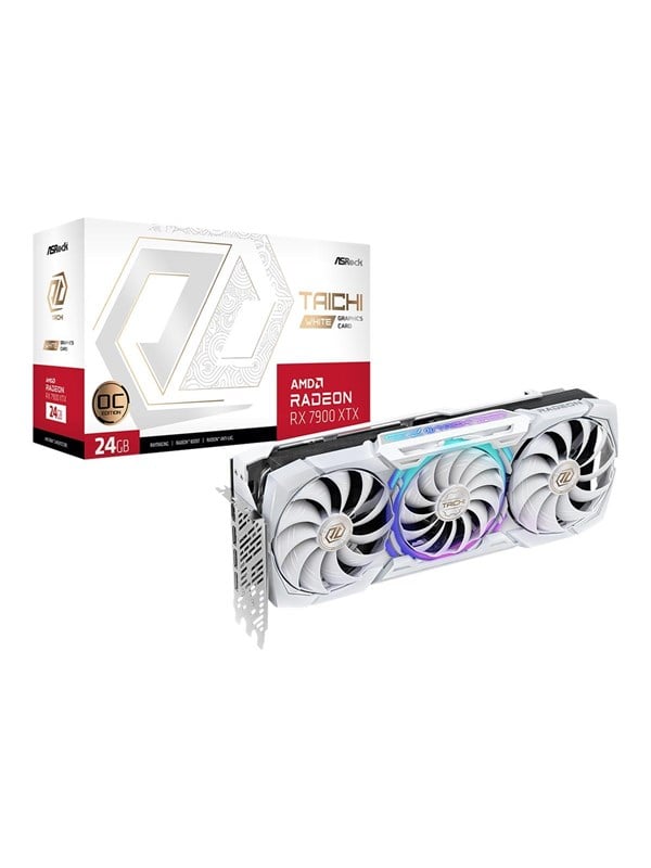 ASRock Radeon RX 7900 XTX Taichi White OC - 24GB GDDR6 RAM - Grafikkort