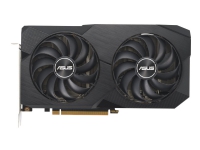 ASUS Dual Radeon RX 6600 V2 8GB - Grafikkort - Radeon RX 6600 - 8 GB GDDR6 - PCIe 4.0 - HDMI, 3 x DisplayPort - grå - boks