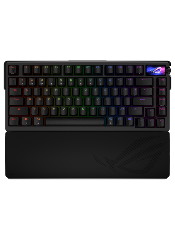 ASUS ROG AZOTH EXTREME 75% - Wireless DIY Custom RGB - Gaming Tastatur - Uden Numpad - Nordisk - Sort