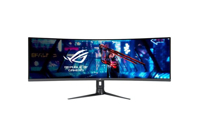 ASUS ROG Strix XG49WCR skærm - LED baglys - 49" - VA - 1ms - Dual Quad HD 5120x1440 ved 165Hz