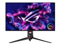 ASUS ROG Swift PG32UCDM - OLED-monitor - gaming - USB - 32 (31.5 til at se) - 3840 x 2160 4K @ 240 Hz - 1000 cd/m² - 1500000:1 - DisplayHDR 400 True Black - 0.03 ms - 2xHDMI, DisplayPort, USB-C - sort