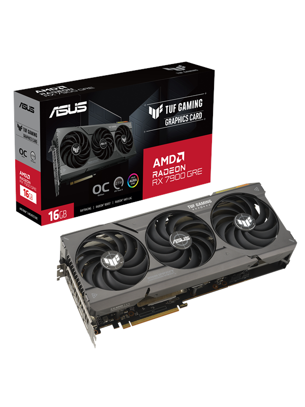 ASUS Radeon RX 7900 GRE TUF OC - 16GB GDDR6 RAM - Grafikkort