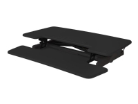 Bakker Elkhuizen Adjustable Sit-Stand Desk Riser 2 - Stativ - for LCD-display/PC-udstyr - sort - skrivebordsstander