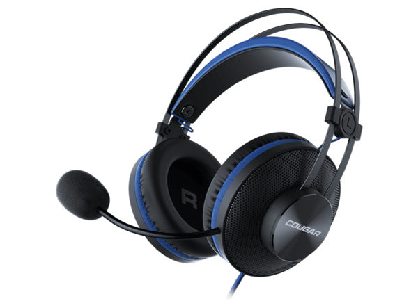 COUGAR IMMERSA ESSENTIAL Headset - Sort/Blå