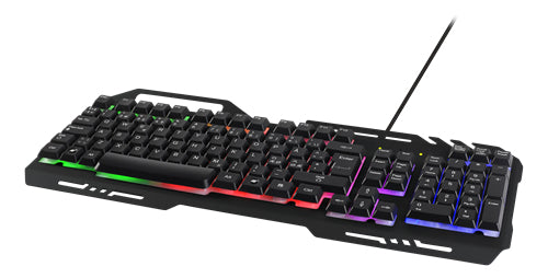 DELTACO GAMING GAM-042 Tastatur Membran RGB Kabling Nordisk