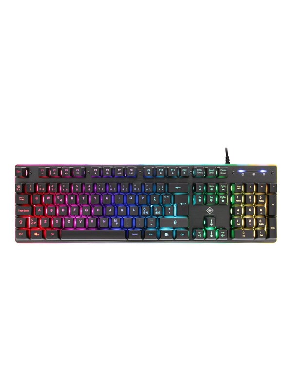 Deltaco GAMING - Gaming Tastatur - Nordisk - Sort