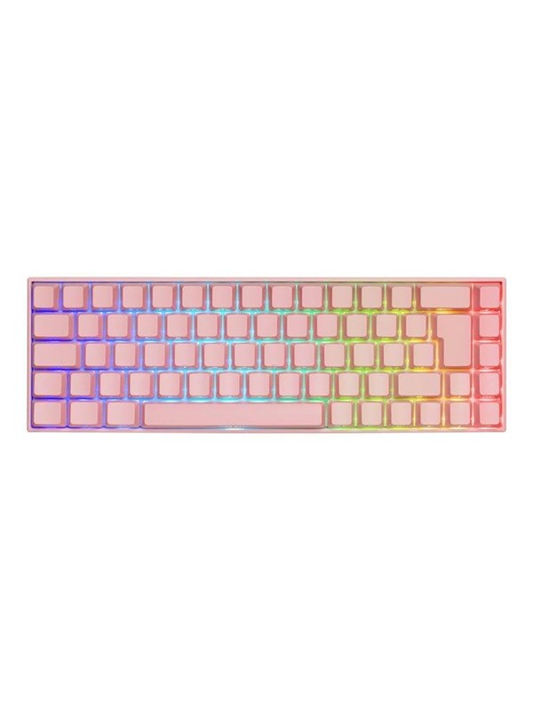 Deltaco GAMING PK95R - Gaming Tastatur - Nordisk - Pink