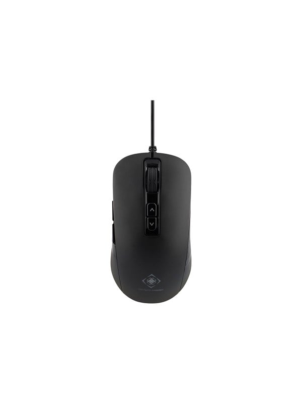 Deltaco GAMING - mouse - USB - black - Mus - Optisk - 7 knapper - Sort