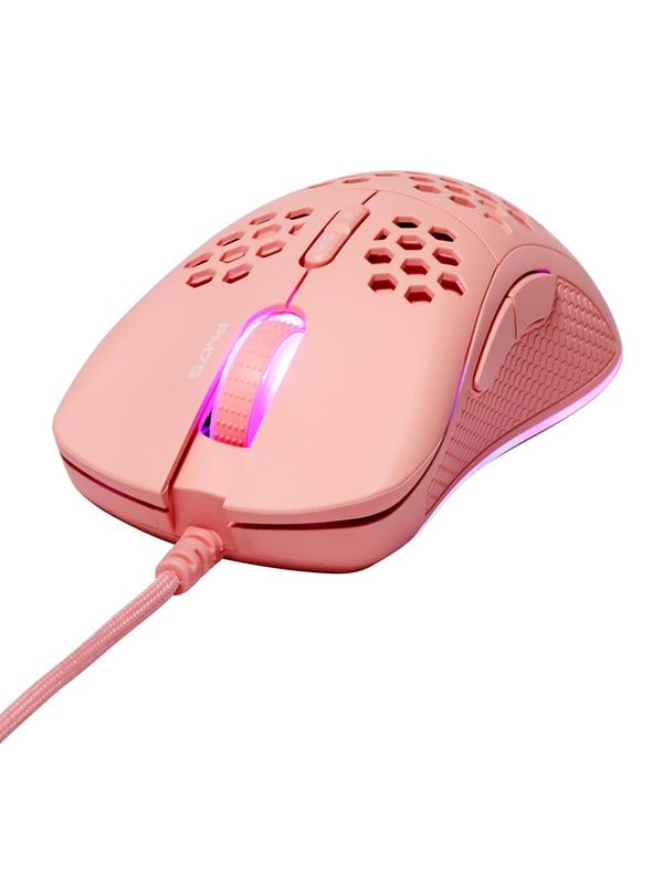 Deltaco PM75 Ultralight - Gaming Mus - 7 knapper - Pink