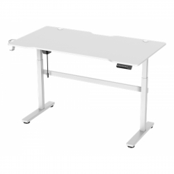 Deltaco-g Gaming Desk Electric, Motorized, 140x75cm, White - Bord