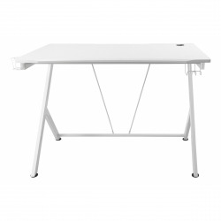 Deltaco-g Whiteline Wt85 Gaming Desk, White - Bord