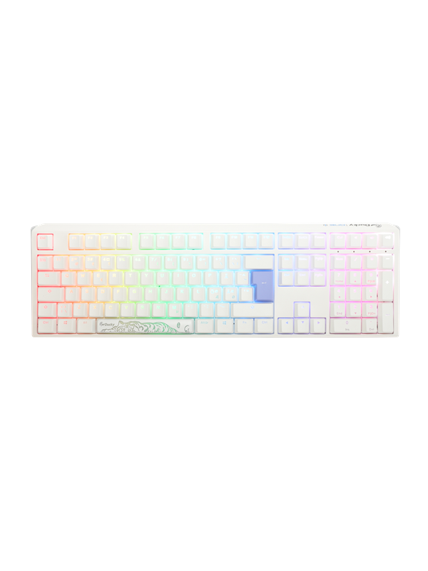 Ducky One 3 - Classic Pure White ND - Fullsize - Gaming Tastatur - Nordisk - Hvid