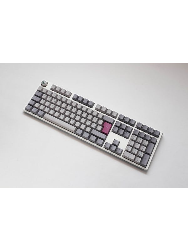 Ducky One 3 - Mist Nordic - Fullsize - Cherry Blue - RGB - ND - Gaming Tastatur - Nordisk - Grå