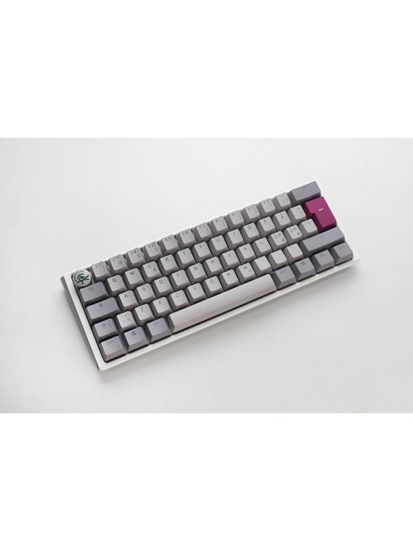 Ducky One 3 - Mist Nordic - Mini 60% - Cherry Blue - RGB - ND - Gaming Tastatur - Nordisk - Grå