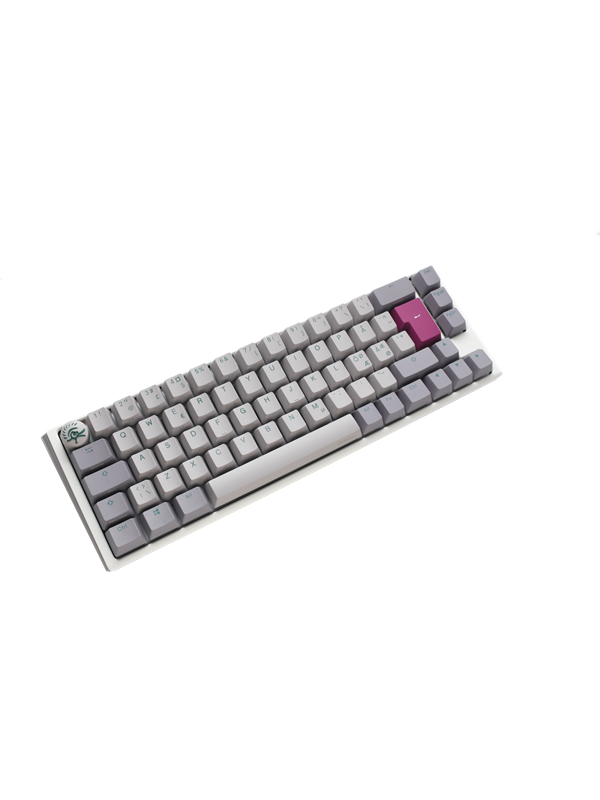 Ducky One 3 - Mist Nordic - SF 65% - Cherry Red - RGB - ND - Gaming Tastatur - Nordisk - Grå