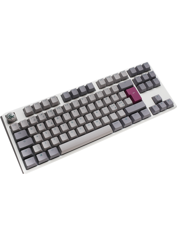 Ducky One 3 - Mist Nordic - TKL - Cherry Brown - RGB - ND - Gaming Tastatur - Nordisk - Grå