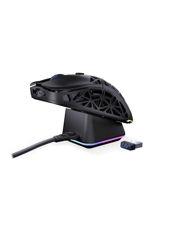 ENDORFY LIV Plus Wireless - Gaming Mus - Optisk - 5 knapper - Sort