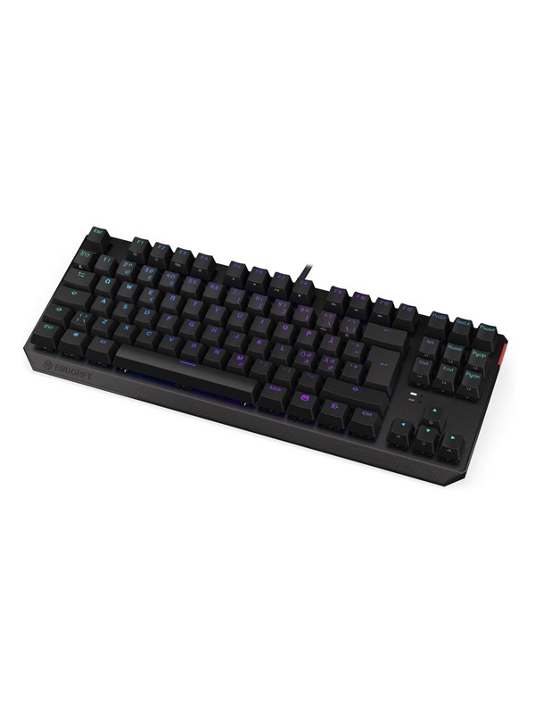 ENDORFY Thock TKL - Kailh Box Red - Gaming Tastatur - Uden Numpad - Nordisk - Sort