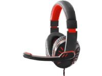 Esperanza Crow EGH330R gaming-headset, sort-rød, 2x 3,5 mm