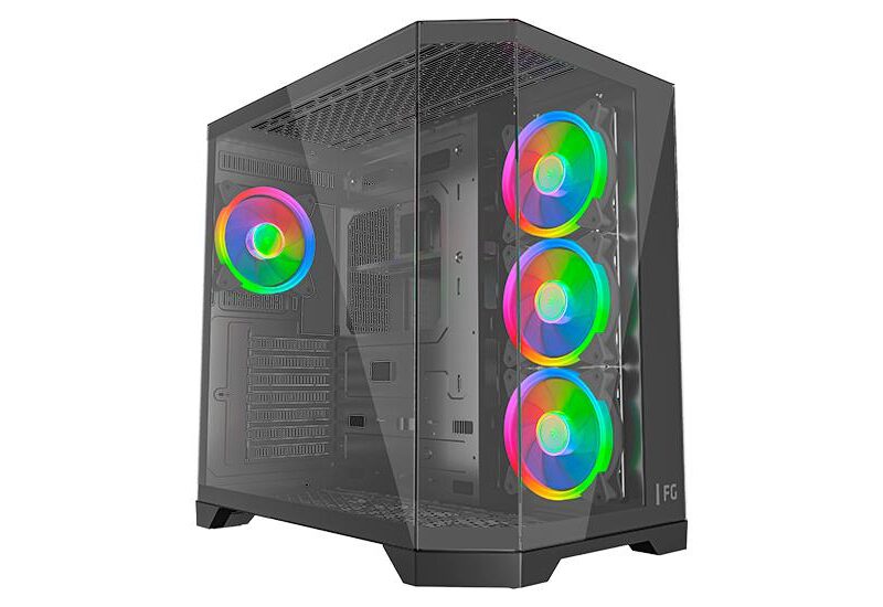 Føniks AMD Ryzen 7/RTX4070 Gamer Computer - AMD Ryzen 7 7800X3D - Vandkøler - 32GB DDR5 - Nvidia RTX 4070 12GB - 2TB SSD M.2 - Uden Windows licens