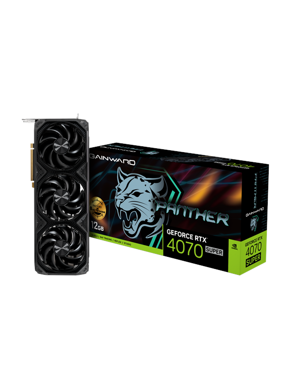 Gainward GeForce RTX 4070 SUPER Panther OC - 12GB GDDR6X RAM - Grafikkort