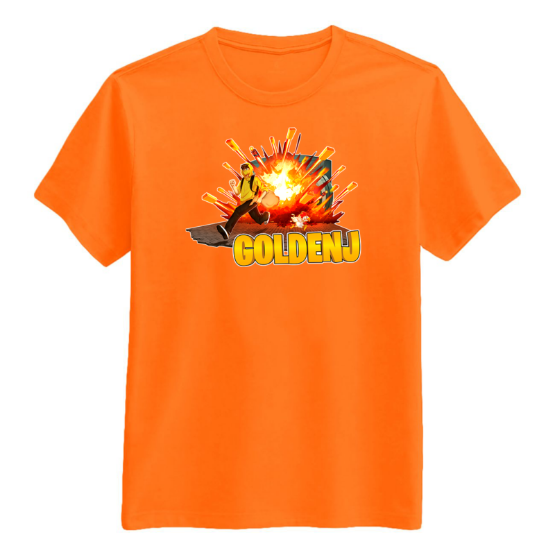 GoldenJ Vault Tee - Orange | 8-10