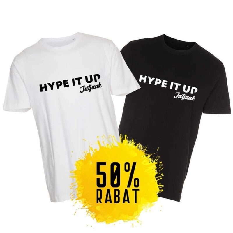 Hype It Up - T-Shirt HVID | 7-8 ÅR