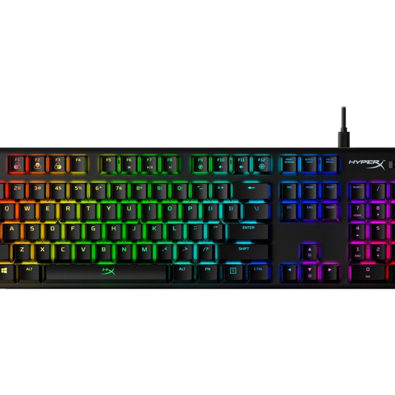 HyperX Alloy Origins Tastatur Mekanisk RGB/16,7 millioner farver Kabling USA