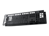 HyperX Alloy Origins - Tastatur - bagbelyst - USB-C - QWERTY - USA - tastkontakt: HyperX Red - sort