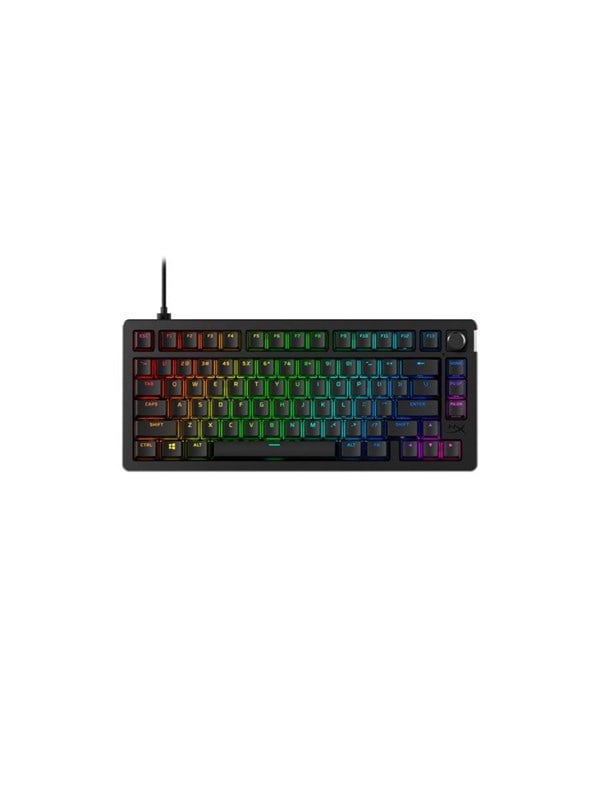 HyperX Alloy Rise 75% - Gaming Tastatur - Uden Numpad - Nordisk - Sort