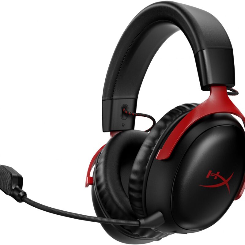 HyperX Cloud III Trådløs Headset Sort Rød