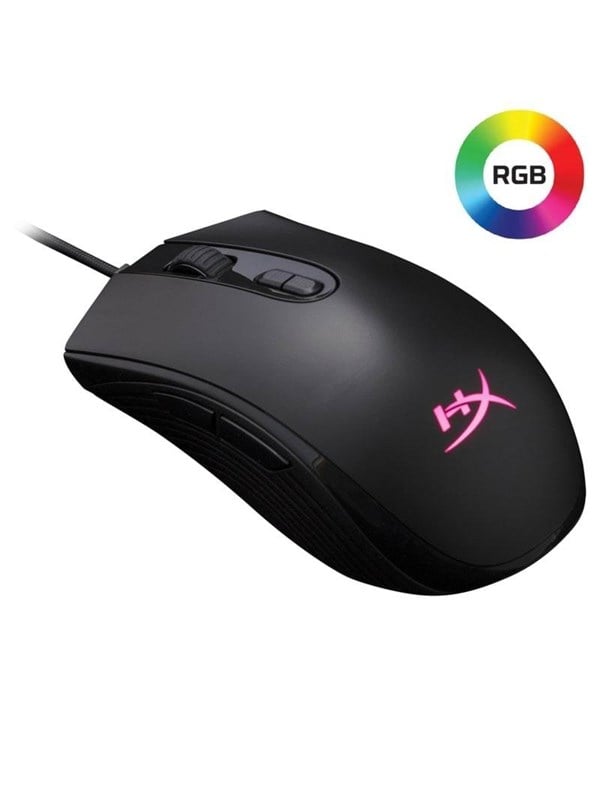 HyperX Pulsefire Core RGB - Gaming Mus - Optisk - 7 knapper - Sort