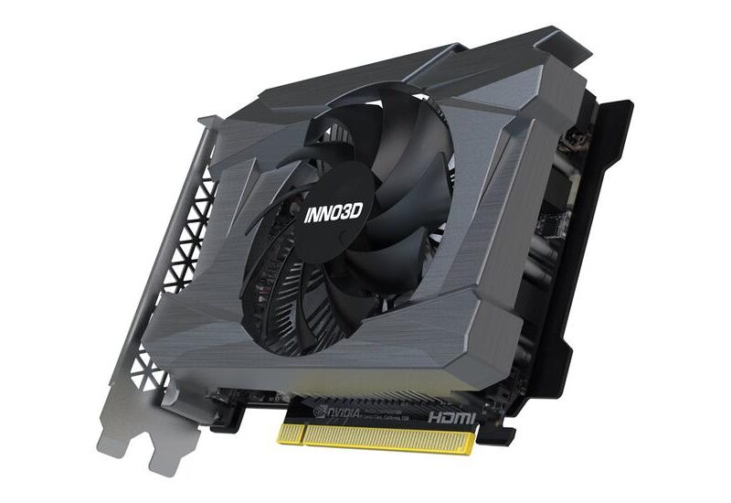 Inno3D GEFORCE RTX 4060 COMPACT Grafikkort - 8GB GDDR6 - NVIDIA RTX 4060 - PCI Express 4.0 x8