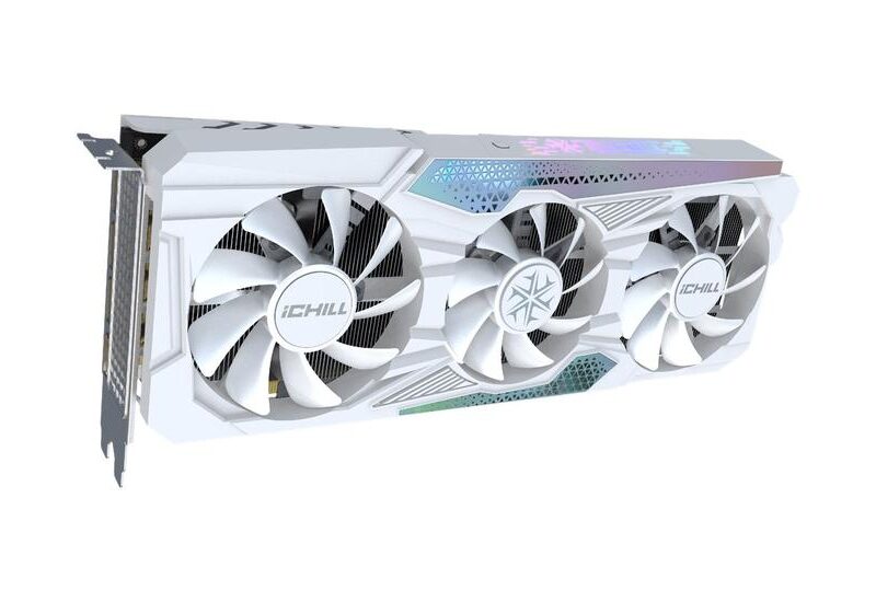 Inno3D GEFORCE RTX 4060 Ti 8GB ICHILL X3 WHITE Grafikkort - 8GB GDDR6 - NVIDIA RTX 4060 Ti - PCI Express 4.0 x8