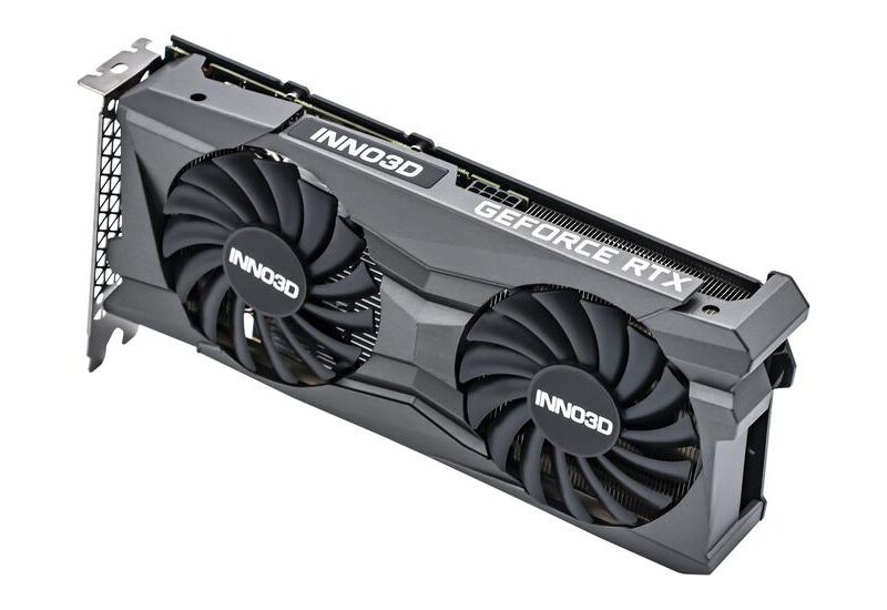 Inno3D GeForce RTX 3050 TWIN X2 OC Grafikkort - 8GB GDDR6 - NVIDIA RTX 3050 - PCI Express 4.0