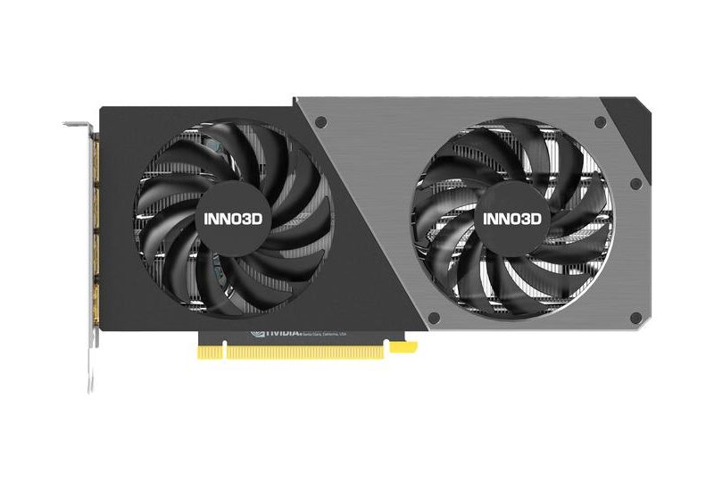 Inno3D GeForce RTX 4070 X2 - 12GB GDDR6X RAM - Grafikkort